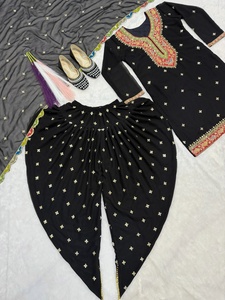 Nuevo Conjunto Elegante de Kurta con Farshi Salwar y Dupatta para Fiestas – Última Moda Étnica para Mujeres, Ideal para Bodas y Eventos Festivos - Product Image 3