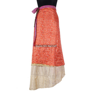 กระโปรงผ้าไหมอินเดีย - Product Image 4