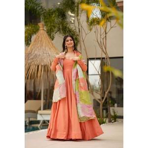 Vestidos de noche de diseño para fiestas Vestido Plazzo Dupatta - Product Image 4