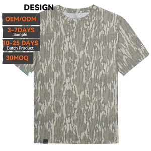 Sweat à capuche de pêche OEM en gros, manches courtes, respirant, extensible, résistant au rétrécissement, lavé, sport, extérieur, camouflage, vintage, UPF 50 - Product Image 5