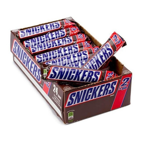 Barras de Chocolate SNICKERSs con Mantequilla de Maní, Tamaño Familiar, Barra de 3.56 Onzas, Caja de 18 Unidades - Product Image 1