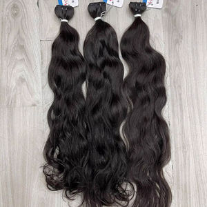 Raw Vietnamese Virgin Human <b>Hair</b> – Natural <b>Black</b> – Strong, Soft <b>Hair</b> <b>Extensions</b> - Product Image 2
