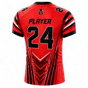 Encuentra un icono similar: Camiseta de fútbol americano de alta calidad con mangas cortas, sublimación personalizada y nuevo estilo transpirable - Product Image 3