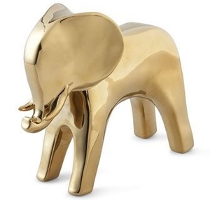 Escultura Moderna de Ciervo Dorado, Figura Decorativa de Animal con Base de Madera para Decoración de Mesa en Sala de Estar, Oficina u Hogar, Artículo de Regalo - Product Image 6