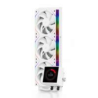 Refroidisseur de processeur liquide AIO Thermalright Peerless Vision 360 BLANC avec écran de 3,95 pouces, pompe 3000 tr/min, LGA1851 AM5, kit de système de jeu pour ordinateur de bureau