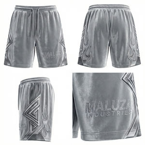 Pantalones Cortos de Diseñador para Hombre, Estilo Urbano, de Terciopelo, con Logotipo de Cristal, Moda de Verano, Estilo Americano y Europeo, Pantalones Cortos Maluza Ace Premium Fit Elite - Product Image 6