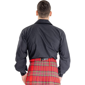 Chemise traditionnelle Jacobite à manches longues, à lacets, boutonnée, anti-plis, personnalisée pour homme - Product Image 2
