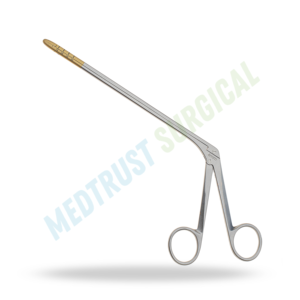 Rongeur à tige fine IVD à pointe dorée pour neurochirurgie, forceps discale, instrument chirurgical de colonne vertébrale - Product Image 3