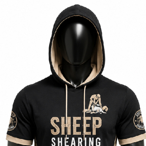 Sweat à capuche personnalisé avec logo pour la tonte des moutons, streetwear d'hiver, OEM ODM, 100% coton, avec poches, qualité supérieure, vente en gros, 2 pièces, respirant - Product Image 2