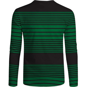 Camiseta de Manga Larga con Cuello en V para Hombre, 180G, Tejida, Casual, Ecológica, de Seda/Algodón, Color Sólido, Bordada, OEM/ODM - Product Image 5