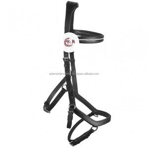 สายบังเหียนสำหรับขี่ม้าสีดำบุนวมใส่สบายสำหรับขี่ม้า - Product Image 4