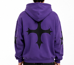 Sweat-shirt à capuche en coton premium pour homme, de luxe, blanc, taille XL, style décontracté urbain, à porter tous les jours, streetwear - Product Image 2