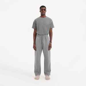 Pantalon de jogging ample pour homme, respirant, anti-boulochage, coupe large droite, personnalisé, en molleton de coton toile épais 500 GSM, décontracté et évasé - Product Image 6