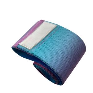 Custom Printed Tie Dye <b>Exercise</b> <b>Band</b> Heavy Duty Woven Cotton Latex Booty Resistance Loop <b>Bands</b> Non Roll Glute Thigh <b>Band</b> - Product Image 3