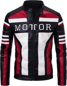 2026 Trending Men Leather Motorcycle <b>Jacket</b> Genuine Leather <b>Biker</b> <b>Jacket</b> Manufacturer Supplier - Product Image 1