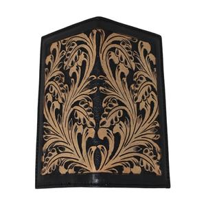 Portefeuille long en cuir véritable de style bohème unisexe usiné à la main et perlé avec blocage RFID - Product Image 2