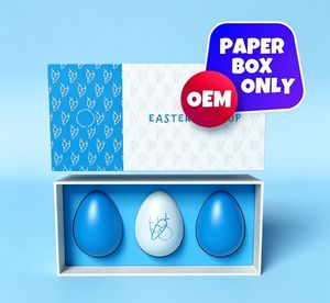 Cajas de Papel para Chocolate Impresas Personalizadas con Cajón Deslizable y Acabado de Estampado en Relieve Premium - Product Image 1
