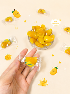 ปอกเปลือกมะม่วง! ลูกอมกัมมี่แบบลอกเปลือกได้ 270 กรัม |   ขนมผลไม้หวาน ราคาถูกสุดๆ รับผลิตแบบ OEM - Product Image 3