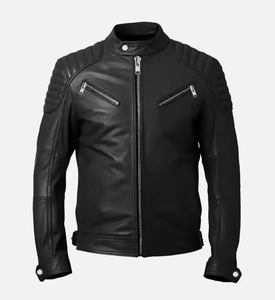 Veste en cuir de vachette de qualité supérieure, design tendance, nouvelle arrivée, veste en cuir PU, vêtements pour hommes de haute qualité - Product Image 6