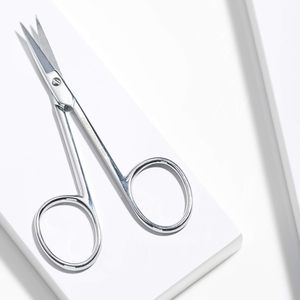 Ciseaux à cuticules de qualité supérieure, lames courbées en acier inoxydable multi-usages - Ciseaux de manucure pour ongles, sourcils, cils - Product Image 4