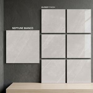 Blanco Beige Travertino 800x800mm Porcelana 80x80cm Azulejos esmaltados Uso doméstico Guinea - Product Image 3