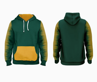 Sweat-shirt à capuche pour homme avec imprimé drapeau à carreaux violet, décontracté, à manches longues