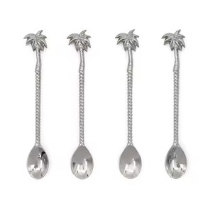 Cuchara de Té Decorativa de Metal, Cuchara de Café de Acero Inoxidable, Cuchara de Azúcar, Cuchara de Postre, Elegante para Cocina y Comedor - Product Image 6