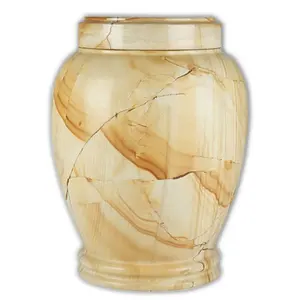 Marble and Onyx Natural Stone Assorted Colossal Hand Crafted Cremation Urns For Holding Human & Pet Ashes