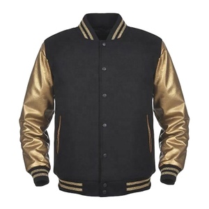 Wholesale OEM Custom High Quality Breathable 100% Wool Winter Varsity Jacket <b>Men</b> Fashionable Plus Size Custom - Product Image 6