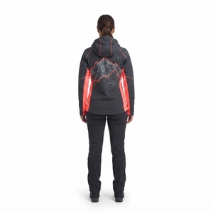 Veste softshell recyclée pour femme, coupe-vent, doublée polaire, pour la randonnée, avec logo personnalisé, Sialkot - Product Image 2