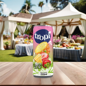 TROPI 250ml Lata de etiqueta privada Zumo de mango Bebida de frutas tropicales Refresco con sabor a Tan Do Bebida al por mayor - Product Image 6