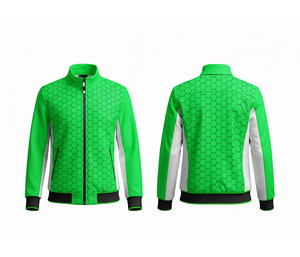 Ropa Deportiva, Chaqueta con Cierre de Sublimación Completa, Ropa para Correr y Hacer Ejercicio, Cálida, Transpirable y de Secado Rápido |   Tallas Hombre Mujer Juvenil - Product Image 4