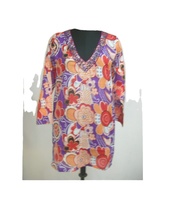 Robe décontractée ajustée en mousseline rose à col en V et manches courtes, brodée, mini, écologique, couleur unie, pour toutes les saisons