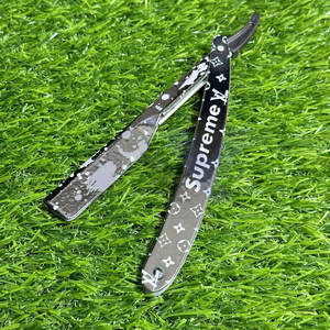 Muestra Gratuita de Maquinillas de Afeitar S U P R E M E, Maquinillas de Afeitar de Una Sola Hoja de Acero Inoxidable de Alta Calidad, con Reposa Dedos, Afeitadora Facial, Marca Privada - Product Image 4