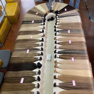 Cabello Humano 100% Natural, Punta I, Color Mixpiano, Liso, Tejido a Mano, Venta al Por Mayor - Product Image 3