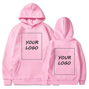 Sudadera con Capucha Personalizada para Hombre, Lisa, con Estampado Personalizado, de Algodón Premium, Tejido Resistente al Viento, Puños y Dobladillo Acanalados, Bolsillo Canguro, Corte Regular, Color Sólido - Product Image 2