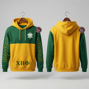 Chi Eta Phi Sororité Et Fraternité Nouveaux Hommes Élégants Conception Unie Personnalisée En Gros Pull À Capuche OEM 100% coton Hommes À Capuche - Product Image 4
