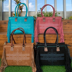 2025 haut à la mode conception populaire point de botte en cuir suédé véritable frange sac fourre-tout dames sacs luxe bandoulière sac à main pour les femmes - Product Image 6