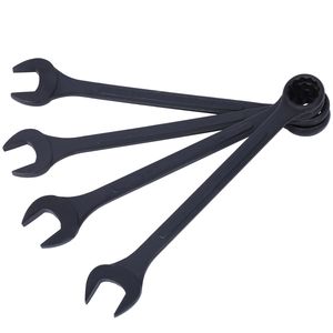Jeu de clés mixtes SAE extra larges SAE Jumbo, 4 pièces avec sac de rangement inclus, oxyde noir - Product Image 2