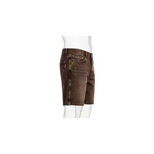 Shorts Bermuda en toile pour homme, taille haute, fermeture boutonnée, couleur unie, décontracté, respirant, coupe confortable - Product Image 3