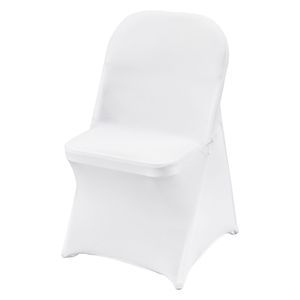 Coprisedie Universali in Spandex Pieghevoli, Metallizzati, Rimovibili, Lavabili, Protettivi, Elasticizzati per Matrimoni e Feste - Product Image 6