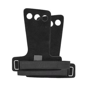 Guantes de Gimnasia de 3 Agujeros con Soporte de Palma de Cuero de Ante para Ejercicios y Protección, Fabricante Personalizado - Product Image 4