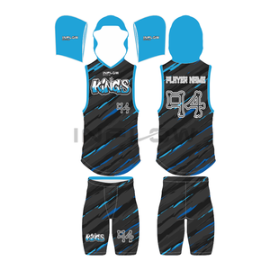 Uniformes de Fútbol Americano Personalizados 100% Nuevos, Conjuntos de Camisetas sin Mangas para Fútbol Americano 7v7, Opción de Tallas Grandes, Impresión por Transferencia de Calor, Unisex - Product Image 3