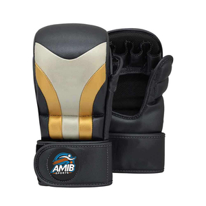 Guantes de Boxeo Profesionales MMA OEM Personalizados de Cuero con Absorción de Humedad, Cierre Ajustable con Gancho y Bucle, Guantes de Entrenamiento Unisex - Product Image 3