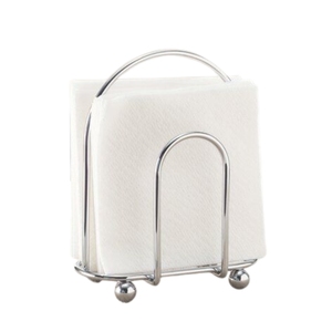 Wholesale Stainless Steel Metal Napkin Dispenser <b>Freestanding</b> Tabletop Paper Tissue Holder Stand for Home Restaurant Cafe <b>Bar</b> - Product Image 1