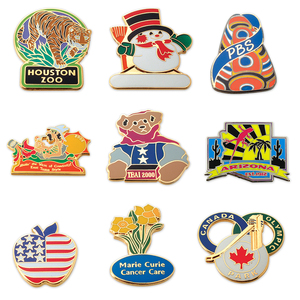 Pines de Esmalte Divertidos sin Mínimo de Pedido con Logo Personalizado y Diseño Lindo de Animal de Dibujos Animados, Insignia de Metal OEM de Esmalte Duro y Blando para Sombreros y Clubes - Product Image 6