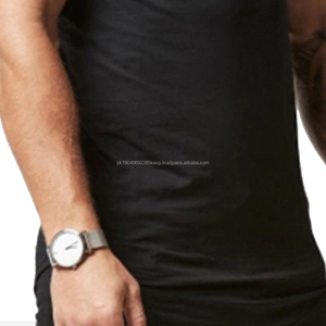 Débardeurs de sport en coton pour hommes sur mesure, respirants, tricotés, avec logo, pour la musculation, la remise en forme, logo personnalisé, salle de sport - Product Image 6