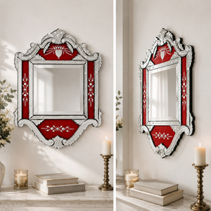 Luxury Venetian Baroque Decorative Wall <b>Mirror</b> | Antique Style Ornate Glass <b>Mirror</b> for Living Room Bedroom Hotel Decor - Product Image 3