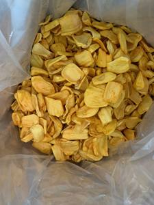 Délicieuses chips de jaca croustillantes, frites sous vide, 100% naturelles, saveur sucrée, 1 kg, pack cadeau, emballage sous vide, excellent rapport qualité-prix - Product Image 2