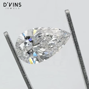 Diamantes cultivados en laboratorio con corte de pera de D'Vins Jewels, color D, claridad VS, de 1.5mmx2.5mm a 3x4.5mm para la fabricación de joyas. - Product Image 1